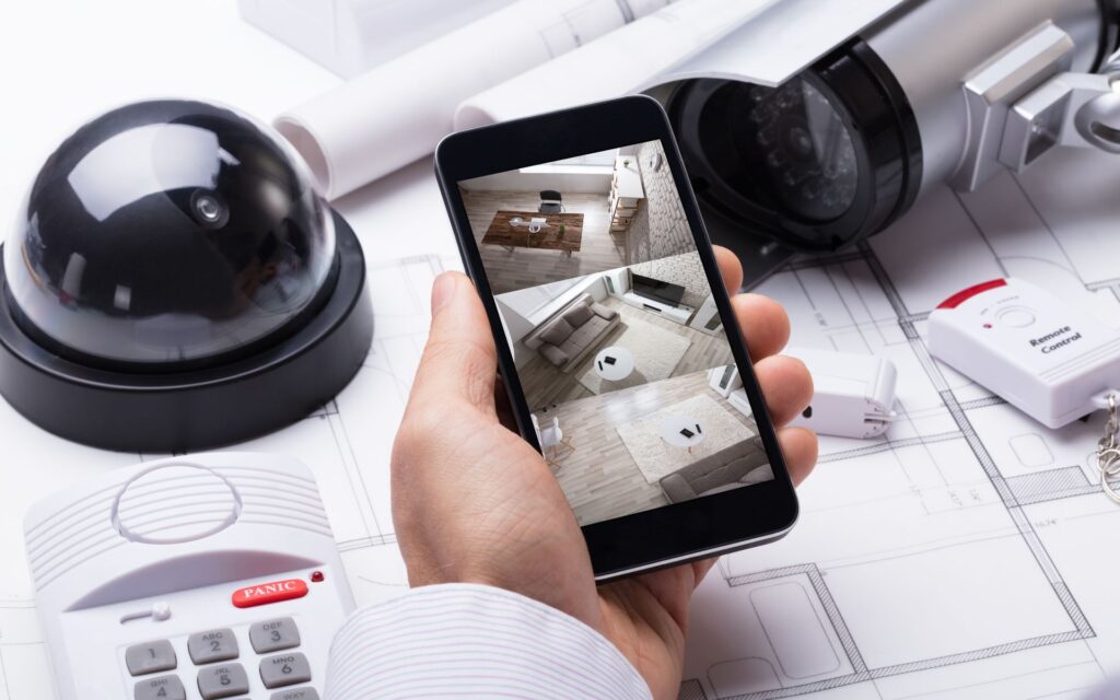 Lockpro Master installing smart alarm in business